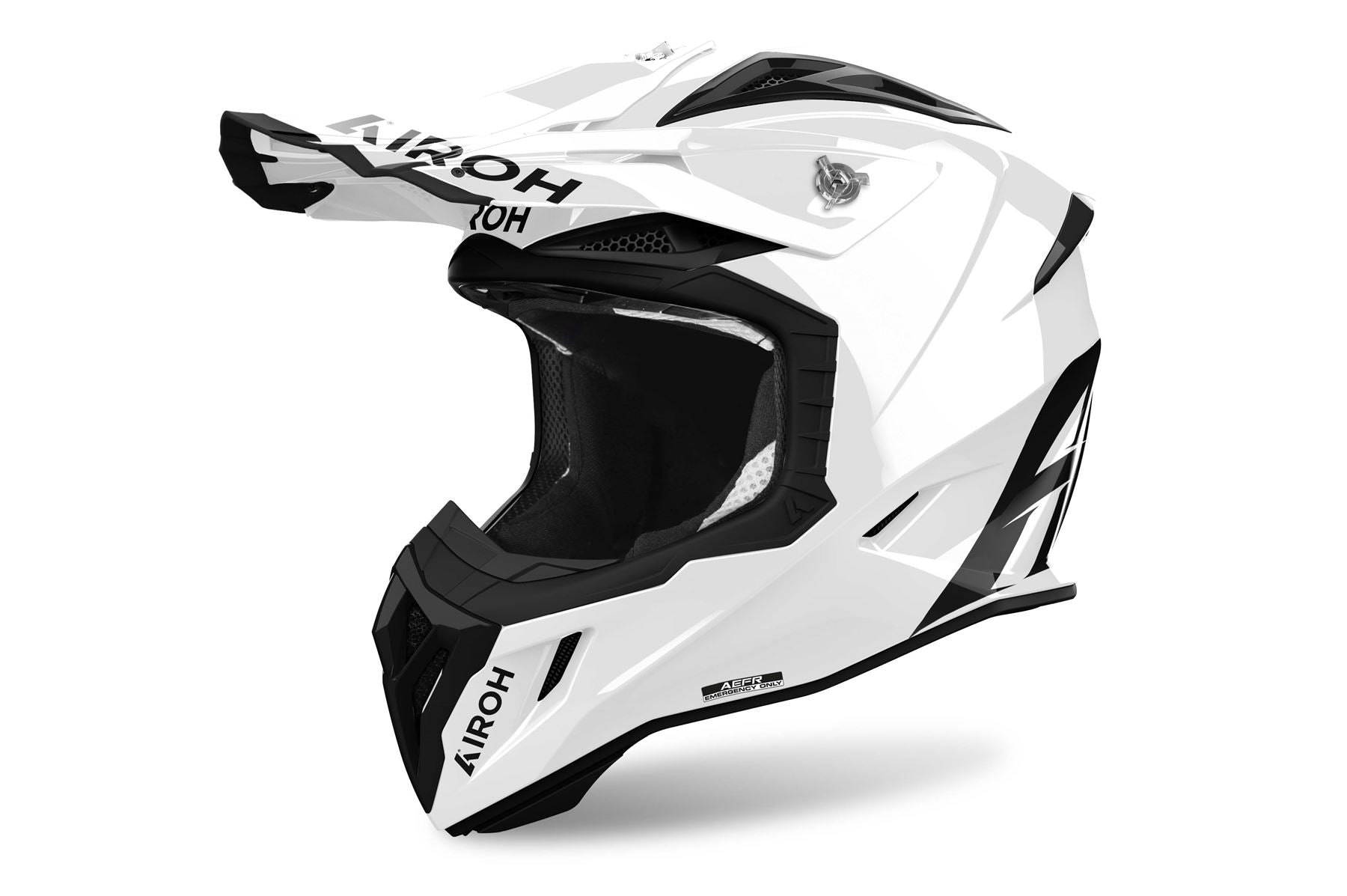 Airoh Helmet 2024 Aviator Ace 2 Color White Gloss Composite Carbon